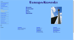 Desktop Screenshot of europa-kontakt.de